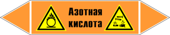 Маркировка трубопровода "азотная кислота" (k21, пленка, 252х52 мм)" - Маркировка трубопроводов - Маркировки трубопроводов "КИСЛОТА" - Магазин охраны труда ohranatruda-shop.ru